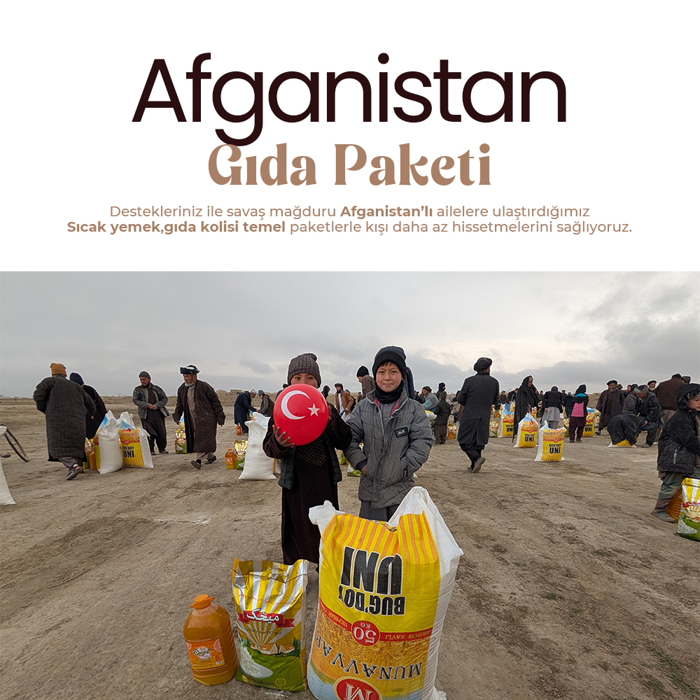 AFGANİSTAN GIDA PAKETİ
