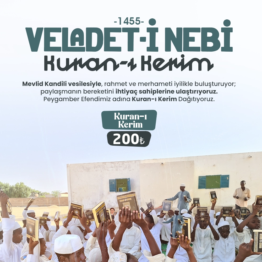 Veladet-i Nebi Kur'an-ı Kerim Hediyesi